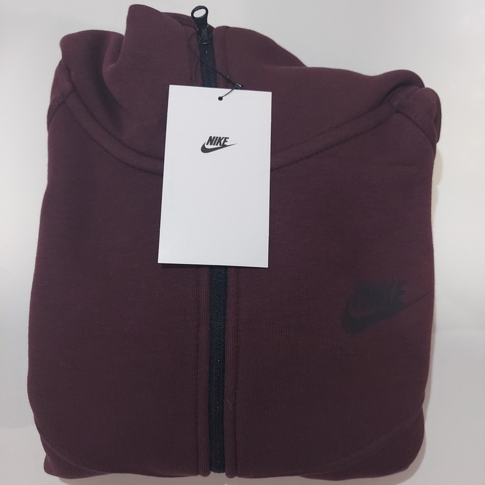 $135 Nike Women M Sportswear Tech Fleece Wind Runner Full Zip Hoodie - Picture 6 of 7